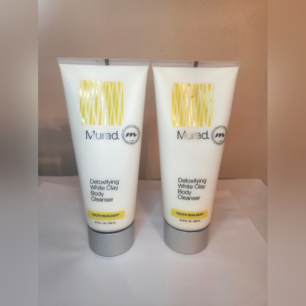 2 New Murad Detoxifying White Clay Body Cleanser
